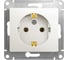 Розетка Systeme Electric Glossa Перламутр с/з, 16А SE GSL000643 3