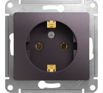 Розетка Systeme Electric Glossa Сиреневый туман с/з SE GSL001443