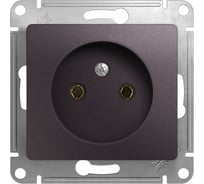 Розетка Systeme Electric Glossa Сиреневый туман б/з SE GSL001441