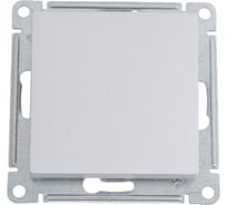 Нажимная кнопка Systeme Electric AtlasDesign Алюминий сх.1, 10АХ, механизм SE ATN000315