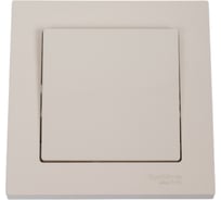 1-клавишный выключатель Systeme Electric AtlasDesign Бежевый сх.1, 10АХ, в сборе SE ATN000212
