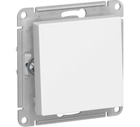 1-клавишный выключатель Systeme Electric AtlasDesign Белый с самовозвратом, сх.1, 10АХ, механизм SE ATN000115