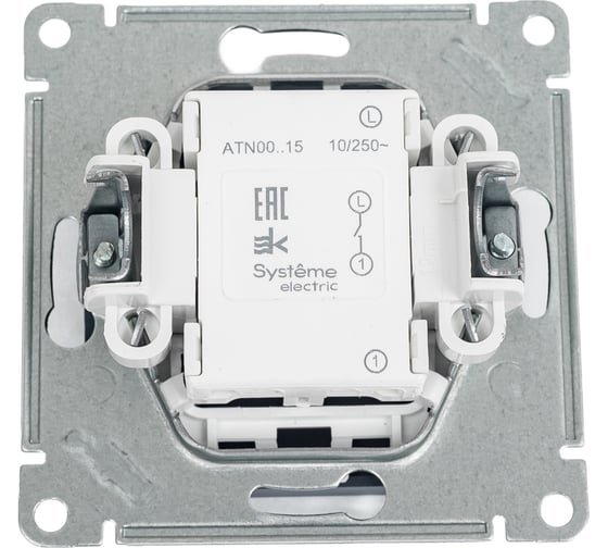 Нажимная кнопка Systeme Electric AtlasDesign Грифель сх.1, 10АХ, механизм SE ATN000715