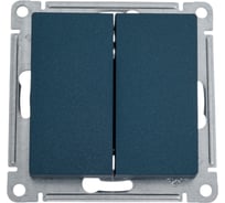 2-клавишный выключатель Systeme Electric AtlasDesign Изумруд сх.5, 10АХ, механизм SE ATN000851