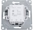 3-клавишный выключатель Systeme Electric AtlasDesign Изумруд сх.1+1+1, 10АХ, механизм SE ATN000831 3