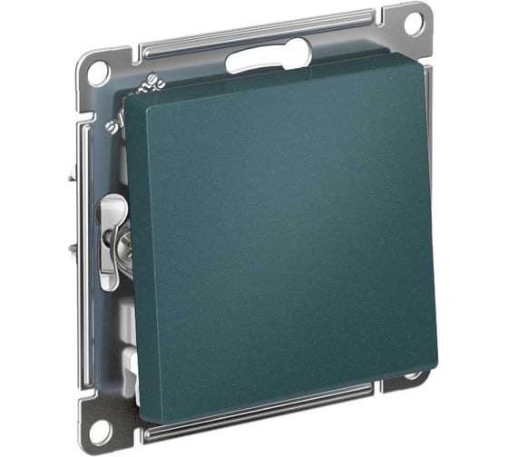 Нажимная кнопка Systeme Electric AtlasDesign Изумруд сх.1, 10АХ, механизм SE ATN000815 1