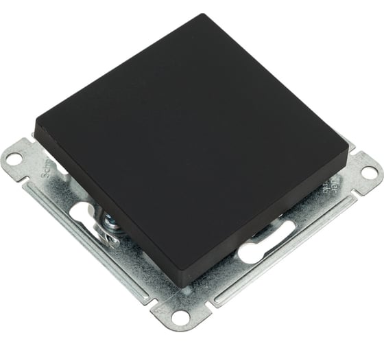 Нажимная кнопка Systeme Electric AtlasDesign Карбон сх.1, 10АХ, механизм SE ATN001015
