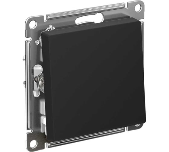 Нажимная кнопка Systeme Electric AtlasDesign Карбон сх.1, 10АХ, механизм SE ATN001015 1