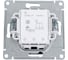 3-клавишный выключатель Systeme Electric AtlasDesign Карбон сх.1+1+1, 10АХ, механизм SE ATN001031 3