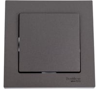 1-клавишный выключатель Systeme Electric AtlasDesign Мокко сх.1, 10АХ, в сборе SE ATN000612