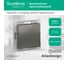 1-клавишный выключатель Systeme Electric AtlasDesign Сталь сх.1, 10АХ, механизм SE ATN000911 3