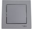 1-клавишный выключатель Systeme Electric AtlasDesign Сталь сх.1, 10АХ, в сборе SE ATN000912 1