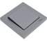 1-клавишный выключатель Systeme Electric AtlasDesign Сталь сх.1, 10АХ, в сборе SE ATN000912 2