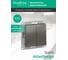 2-клавишный выключатель Systeme Electric AtlasDesign Сталь сх.5, 10АХ, механизм SE ATN000951 4