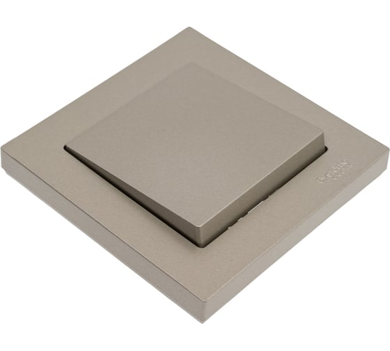 1-клавишный выключатель Systeme Electric AtlasDesign Шампань сх.1, 10АХ, в сборе SE ATN000512