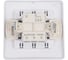 3-клавишный выключатель Systeme Electric Blanca внутренний, Алюминий, 10А, 250B SE BLNVS100503 3
