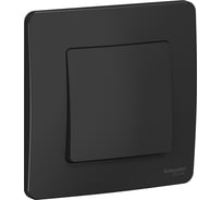1-клавишный выключатель Systeme Electric Blanca внутренний, Антрацит, 10А, 250B SE BLNVS010106