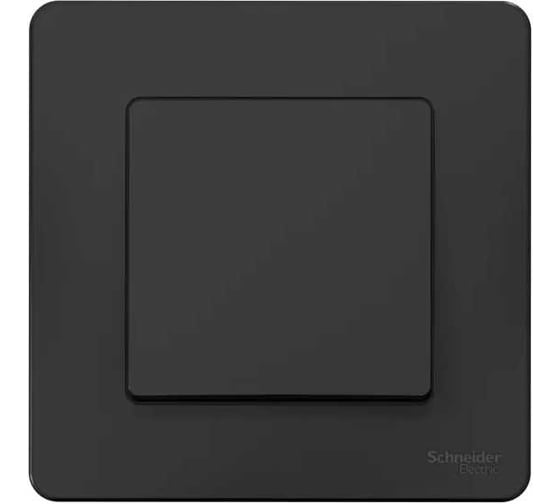 1-клавишный выключатель Systeme Electric Blanca внутренний, Антрацит, 10А, 250B SE BLNVS010106