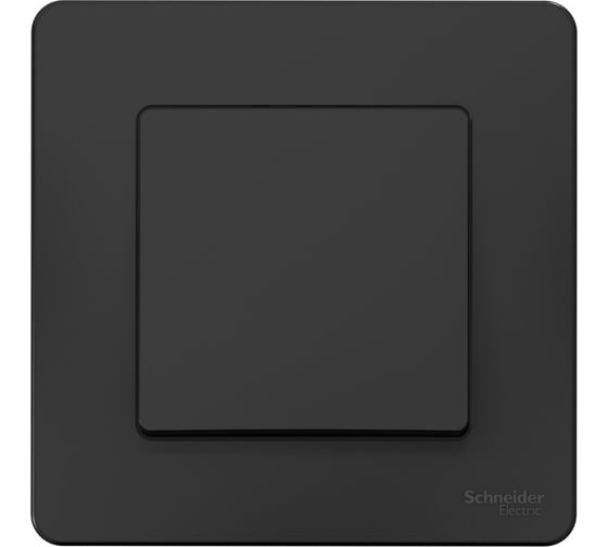 1-клавишный выключатель Systeme Electric Blanca внутренний, Антрацит, 10А, 250B SE BLNVS010106
