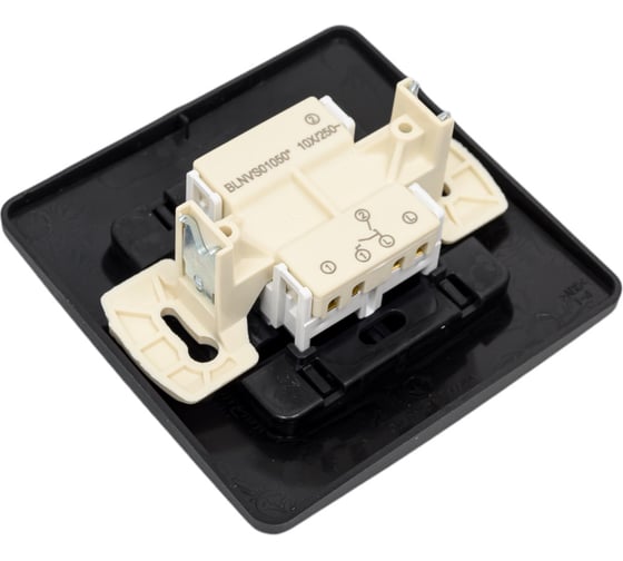 2-клавишный выключатель Systeme Electric Blanca внутренний, Антрацит, 10А, 250B SE BLNVS010506