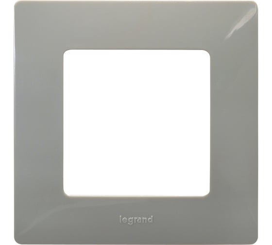 Рамка Legrand 1 пост Etika светлая галька 672521