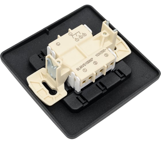 3-клавишный выключатель Systeme Electric Blanca внутренний, Антрацит, 10А, 250B SE BLNVS100506