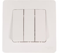 3-клавишный выключатель Systeme Electric Blanca внутренний, Белый, 10А, 250B SE BLNVS100501