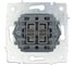 Выключатель для жалюзи Lezard ZIMA черный бархат 704-4288-110QC 4