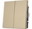 Выключатель для жалюзи Lezard ZIMA золото 704-3688-110QC 1