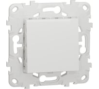 1-клавишный выключатель Systeme Electric Unica New Белый, кнопочный, сх. 1, 10A NU520618