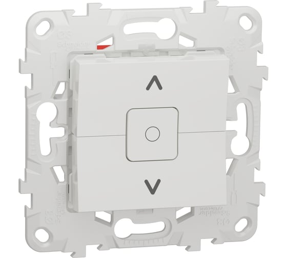 2-клавишный выключатель Systeme Electric Unica New Белый для жалюзи, сх. 4 NU520818