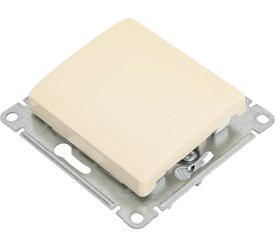 Нажимная кнопка Systeme Electric Glossa Бежевый, сх.1, 10АХ SE GSL000215