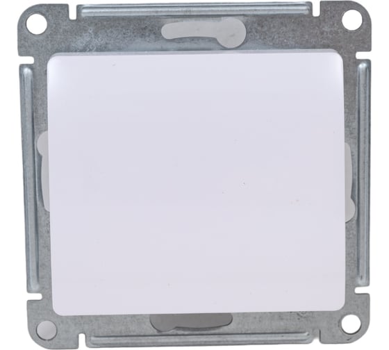 Нажимная кнопка Systeme Electric Glossa Белый, сх.1, 10АХ SE GSL000115