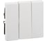 3-ая клавиша Systeme Electric Merten SM Белый Актив SE MTN312625 1