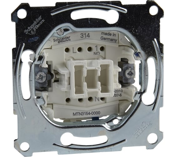 Механизм кнопочного выключателя Systeme Electric Merten QuickFlex 2HO SE MTN3154-0000 1