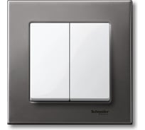 2-ая клавиша Systeme Electric Merten SM Белый глянец SE MTN432519