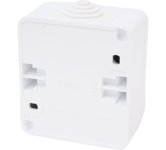 Нажимная кнопка Systeme Electric Этюд, наружная, Белый сх.1 IP44 SE KA10-041B