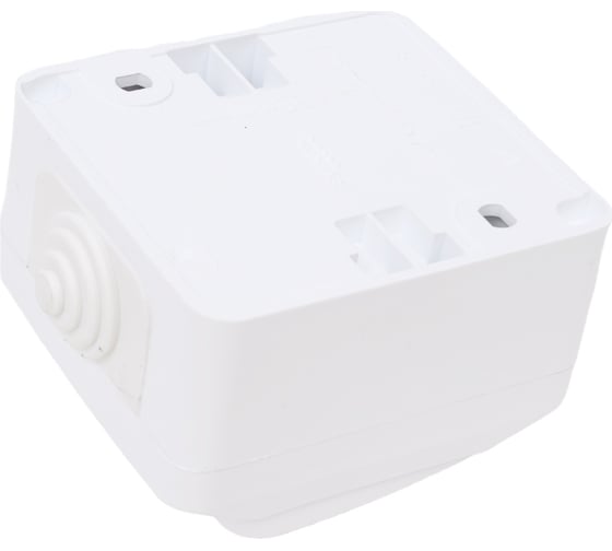 Нажимная кнопка Systeme Electric Этюд, наружная, Белый сх.1 IP44 SE KA10-041B