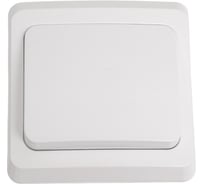 1-клавишный выключатель Systeme Electric Этюд Белый, кнопочный, SE KC10-001B