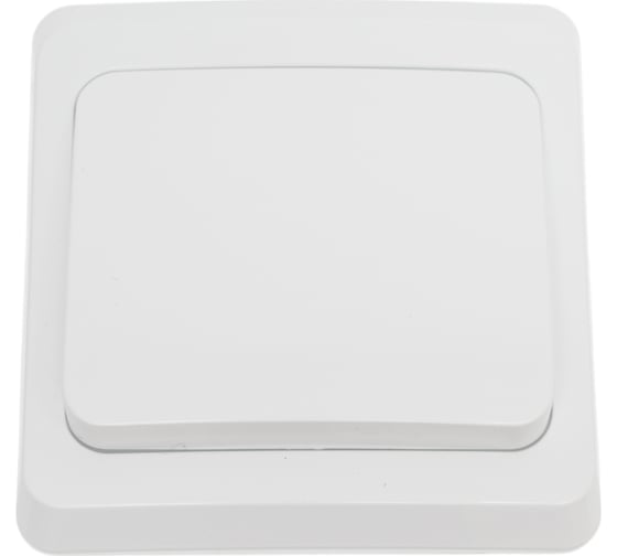 1-клавишный выключатель Systeme Electric Этюд Белый, кнопочный, SE KC10-001B
