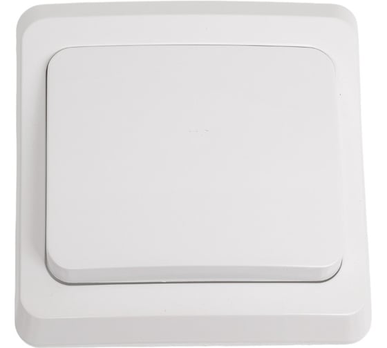 1-клавишный выключатель Systeme Electric Этюд Белый, кнопочный, SE KC10-001B 1