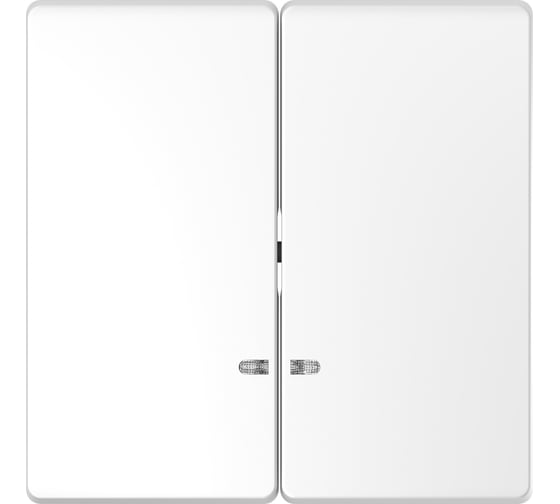 2-ая клавиша Systeme Electric Merten D-Life Белый Лотос с линзой для LED модуля SE MTN3420-6035