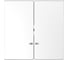 2-ая клавиша Systeme Electric Merten D-Life Белый Лотос с линзой для LED модуля SE MTN3420-6035 1