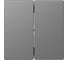 2-ая клавиша Systeme Electric Merten D-Life Нержавеющая Сталь SE MTN3400-6036 1
