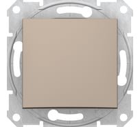 1-клавишный выключатель Systeme Electric Sedna Титан 10А сх.1 SE SDN0100168