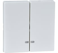 2-ая клавиша Systeme Electric Merten SM Белый глянец, с подсветкой SE MTN3420-0319