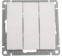 3-клавишный выключатель Systeme Electric Wessen 59 Белый 10АХ SE VS0510-351-1-86