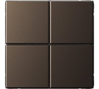 Выключатель Сценарный 4-клавишный ArtGallery Systeme Electric 10 АХ, механизм, Мокко GAL000674