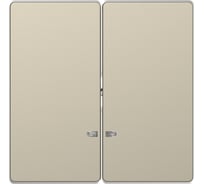 2-ая клавиша Systeme Electric Merten D-Life Сахара с линзой для LED модуля SE MTN3420-6033