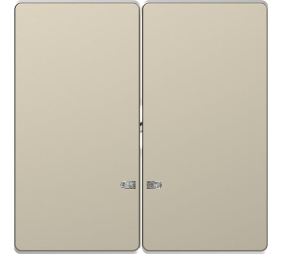 2-ая клавиша Systeme Electric Merten D-Life Сахара с линзой для LED модуля SE MTN3420-6033